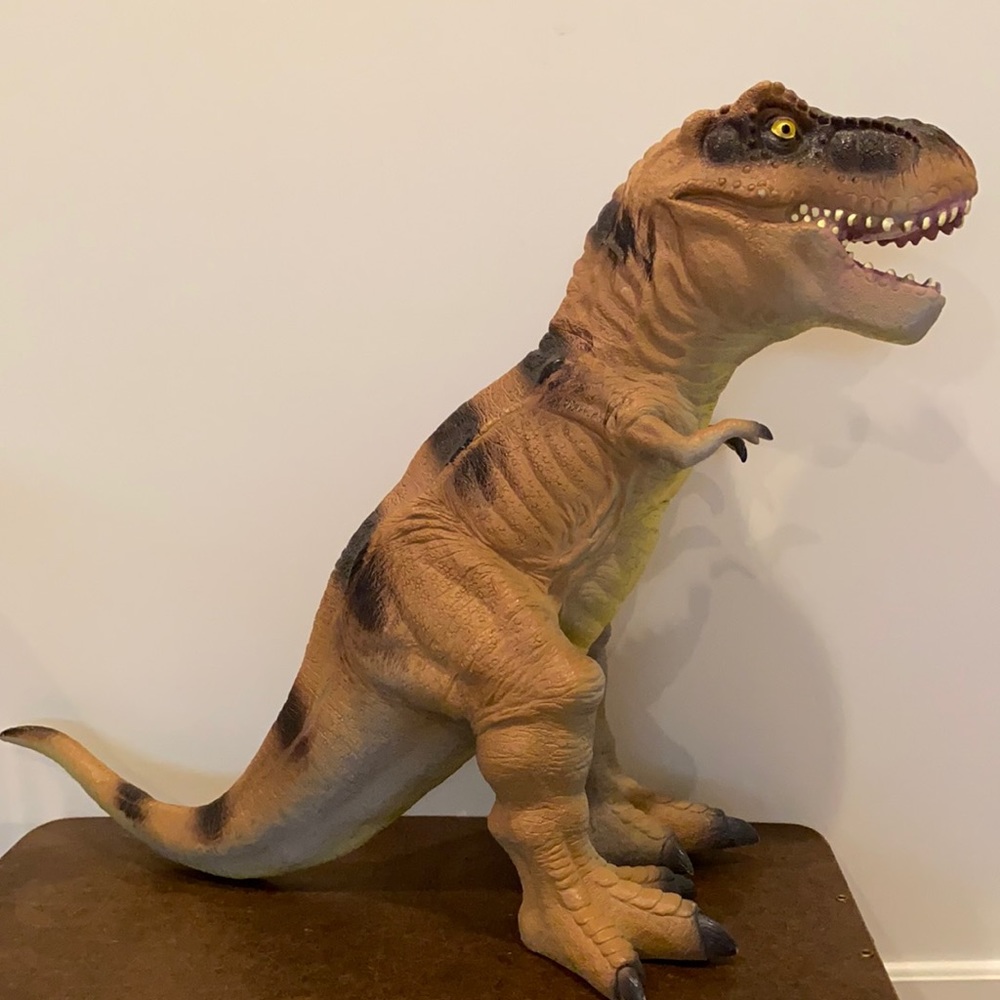 Rubber dinosaur